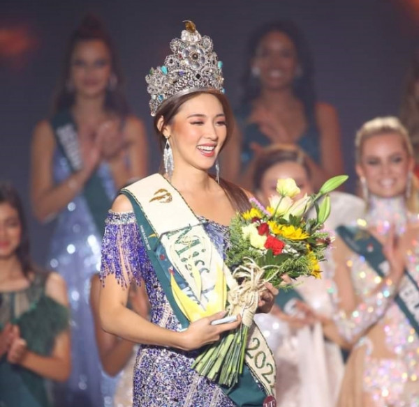 ▲2022 미스 어스 우승자 최미나수(사진=미스어스 공식 SNS)