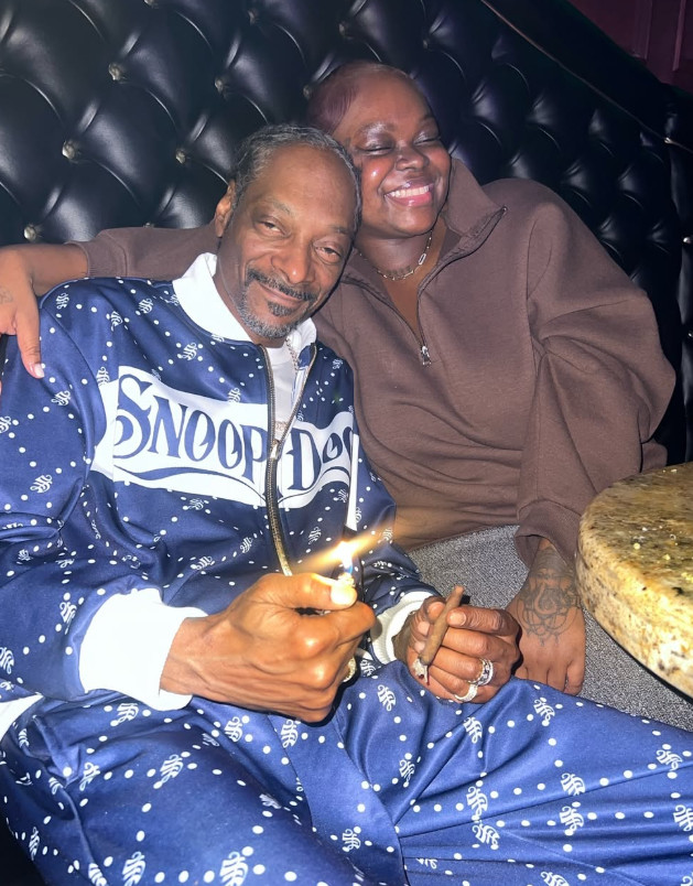 ▲가수 스눕 독(왼)과 그의 딸 코리 브로더스. (출처=코리 브로더스 SNS)