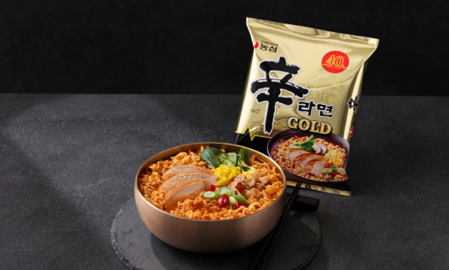 ▲농심 신라면 골드. (사진제공=농심)