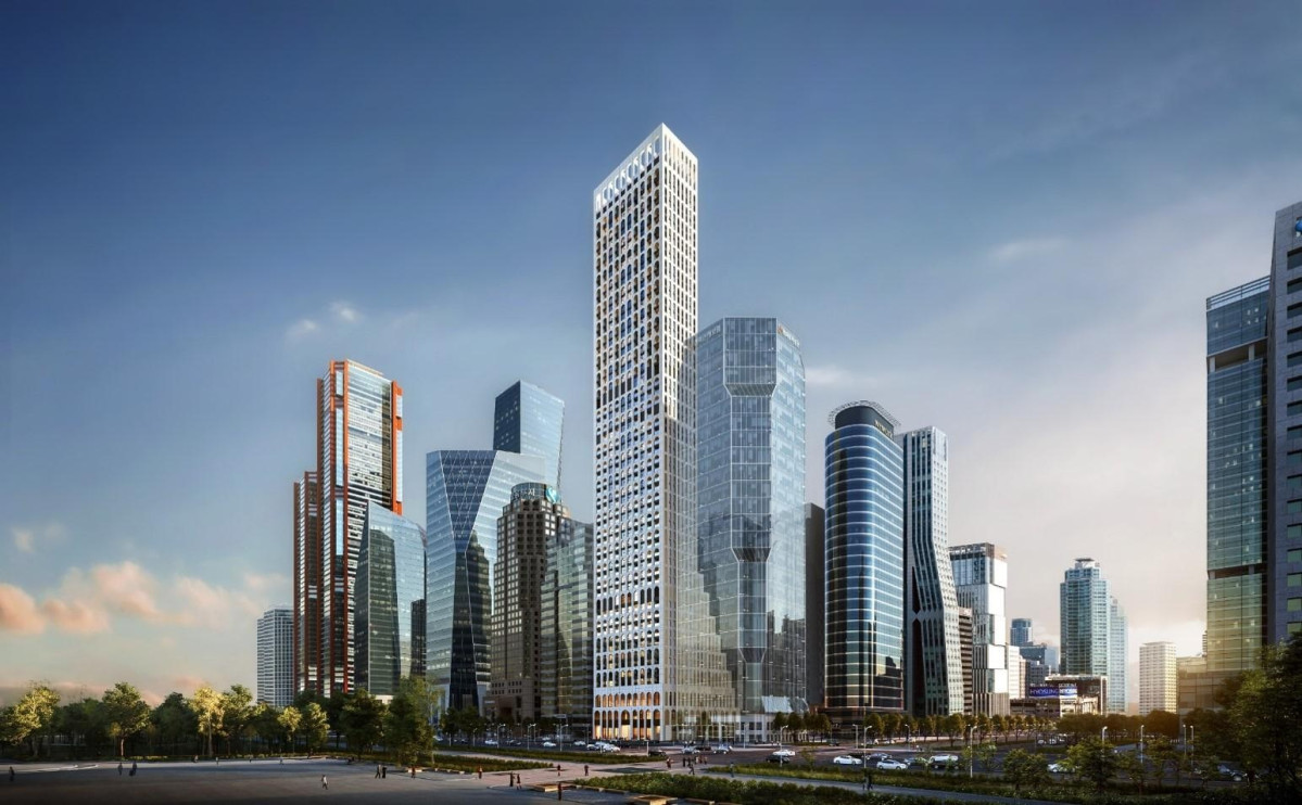 ▲'앙사나 레지던스 여의도 서울' 조감도. (사진제공=현대엔지니어링)