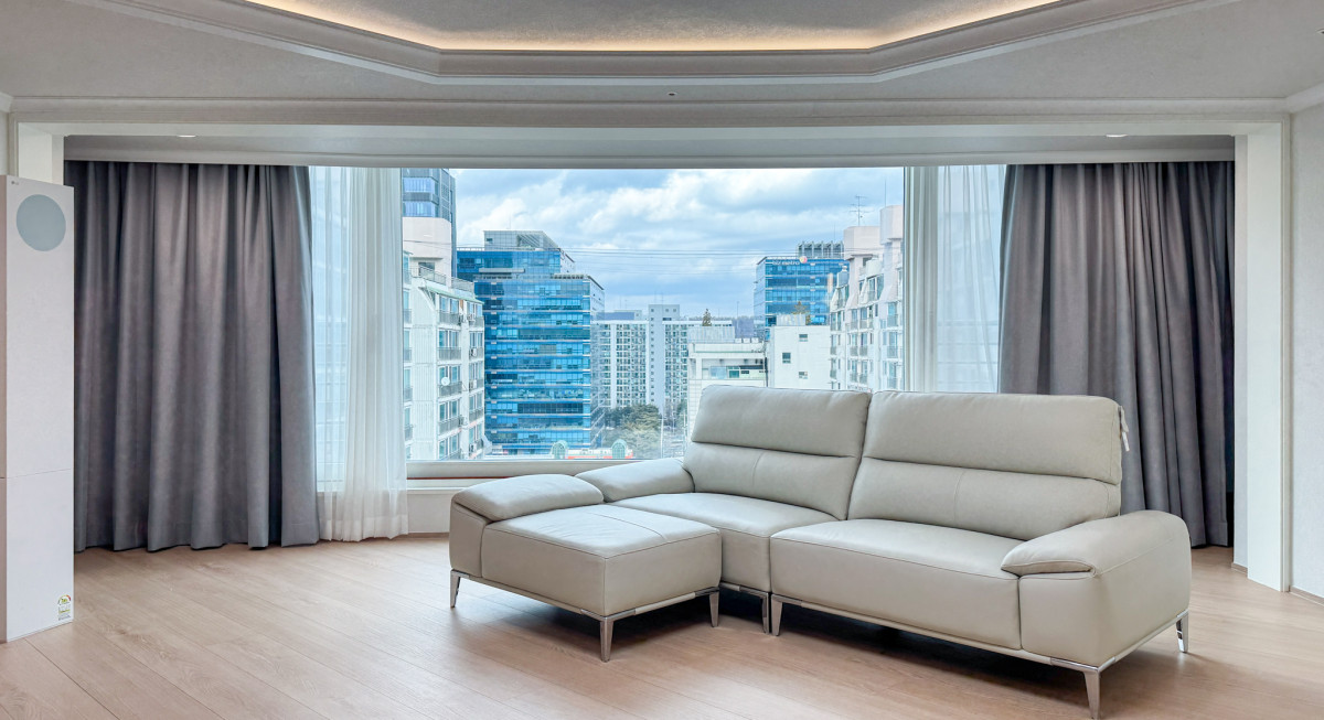 ▲가양타워 35평 거실(사진 제공 서울시니어스타워)