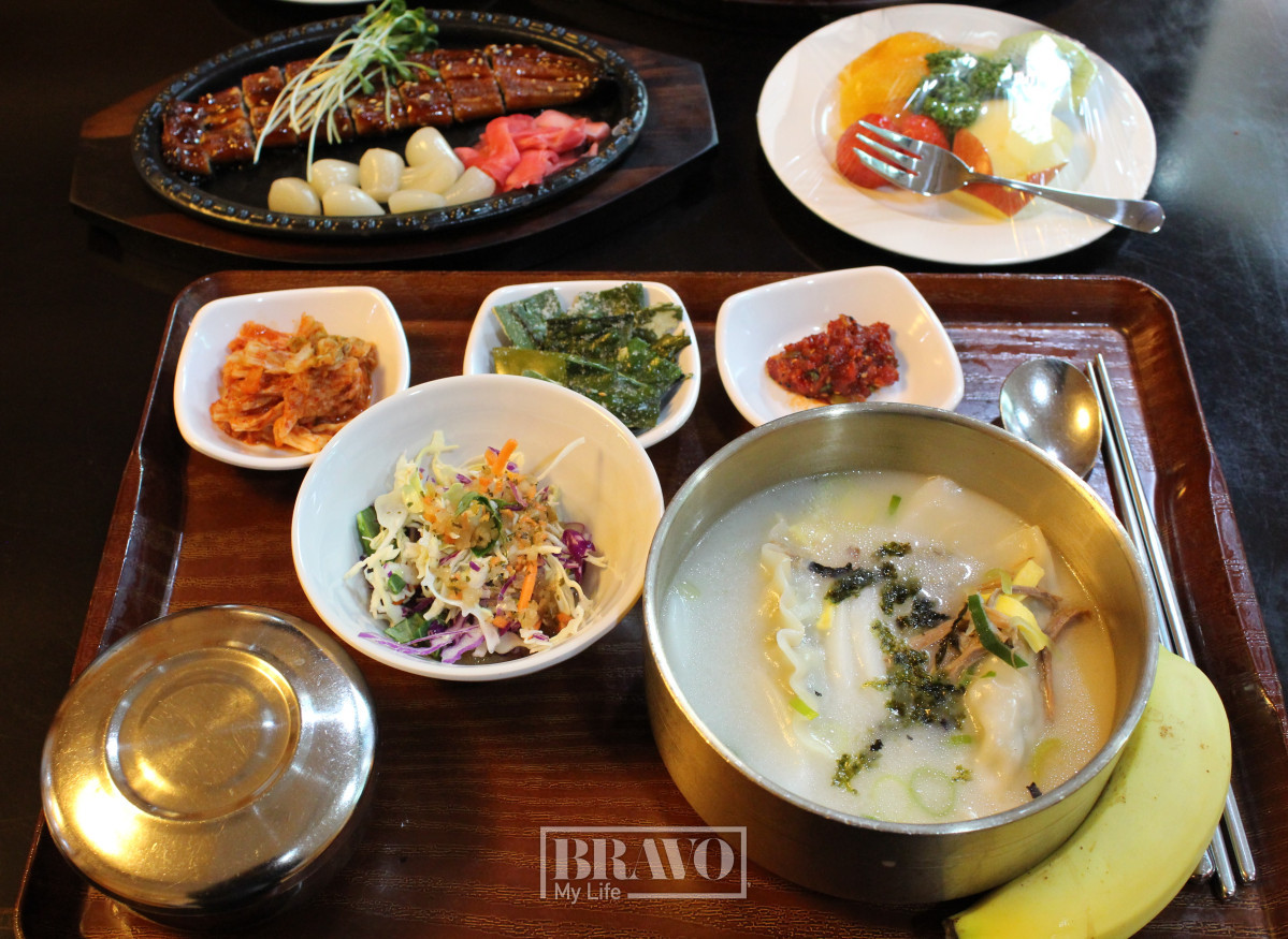 ▲점심 식사. 비용을 추가하면 특별식까지 먹을 수 있다.(사진=박지수 기자 jsp@)