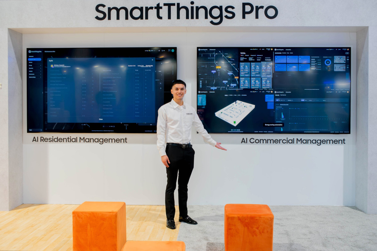 ▲삼성전자가 미국 라스베이거스에서 열리는    북미 최대 규모 공조 전시회 'AHR 엑스포'에 참가해    북미 지역에 특화된 공조 제품과    AI 기반의 통합 기기 관리 기능을 선보였다. (사진제공-삼성전자)