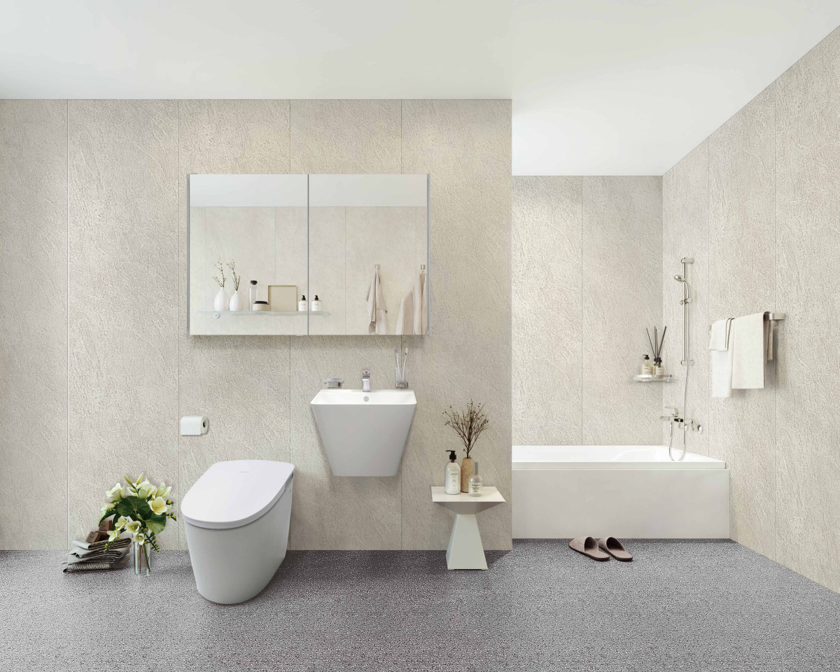 ▲KCC글라스 홈씨씨 욕실 시공 패키지 ‘이지바스’ 어반 소프트. (사진= KCC글라스)