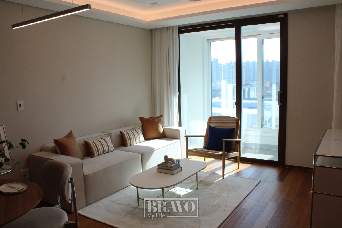 ▲더시그넘하우스 청라의 C타입 내부 모습. 서지희 기자 jhsseo@