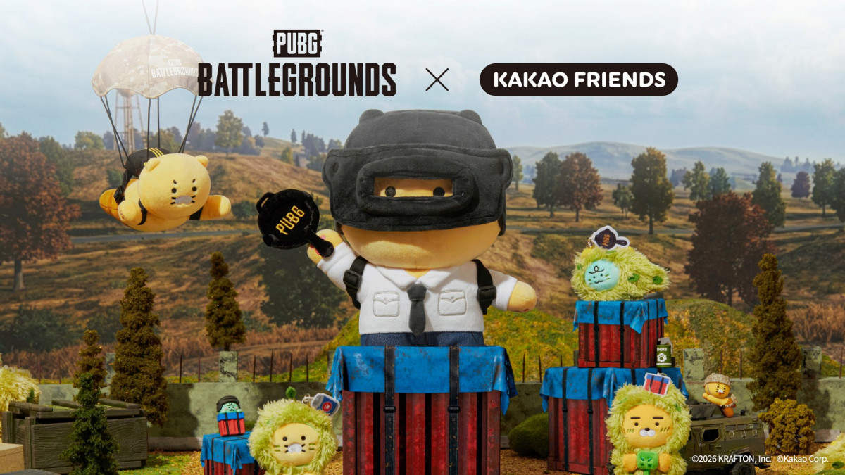 ▲배틀그라운드와 카카오프렌즈 협업상품 (사진제공=크래프톤)