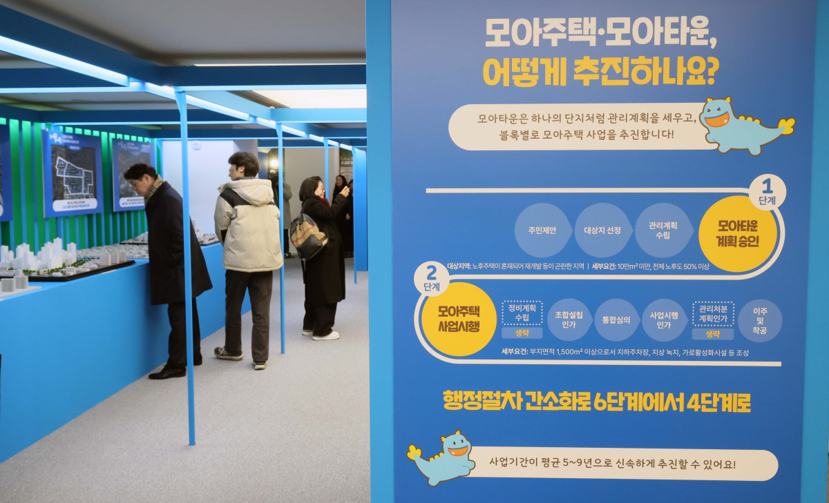 ▲4일 서울 중구 서울도시건축전시관에서 열린 서울주택정책소통관 사전공개 행사에서 시민들이 주택정책소통관을 둘러보고 있다. 주거 정책과 관련한 시민의 궁금증을 해소하기 위해 서울시와 서울주택도시개발공사(SH)가 공동 개관한 '서울주택정책소통관'은 5일 정식으로 문을 연다. 아이 키우기 좋은 집 '미리내집'을 비롯해 정비사업의 새로운 길 '신속통합기획', 이웃과 함께 만드는 '모아주택'(타운) 등 서울시를 대표하는 다양한 주거 정책 정보들이 전시돼 있다. 신태현 기자 holjjak@