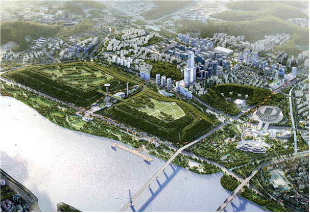 ▲서울시 마포구 상암동 디지털미디어시티 일대 조감도 (서울시 제공)