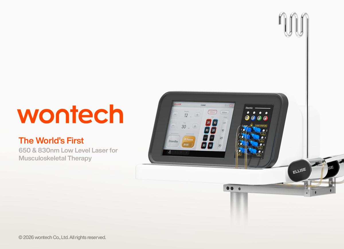 ▲원텍의 레이저-전기자극 융합 통증 치료 솔루션 ‘엘리제(ELLESE)’ (사진제공=원텍)