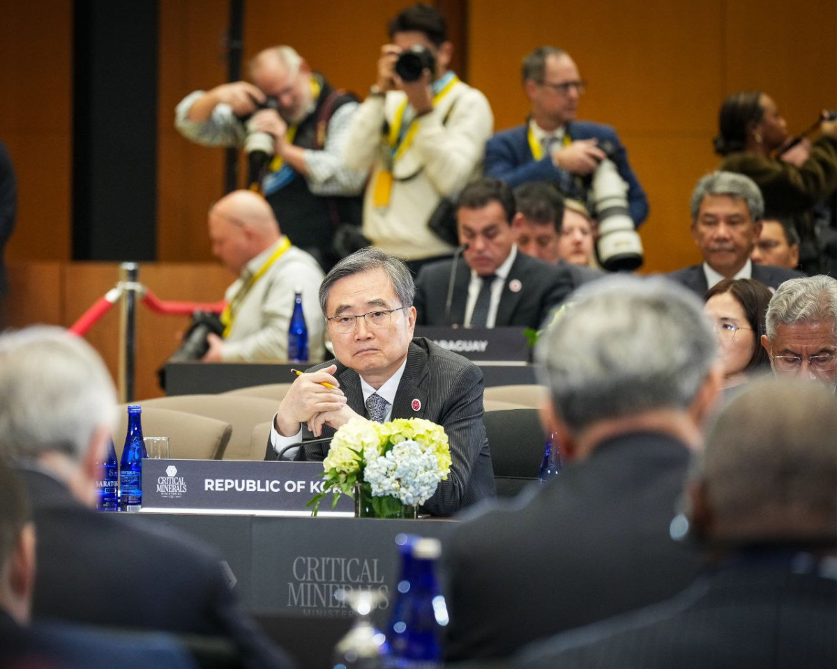 ▲조현 외교부 장관이 4일(현지시간) 워싱턴D.C.에서 열린 핵심광물 장관회의에 참석했다.  (외교부)