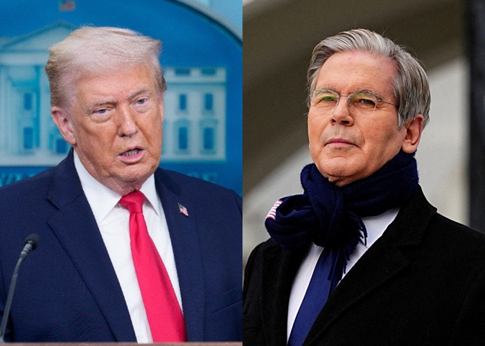 ▲도널드 트럼프 미국 대통령과 스콧 베선트 재무장관. (UPI, 로이터/연합뉴스)