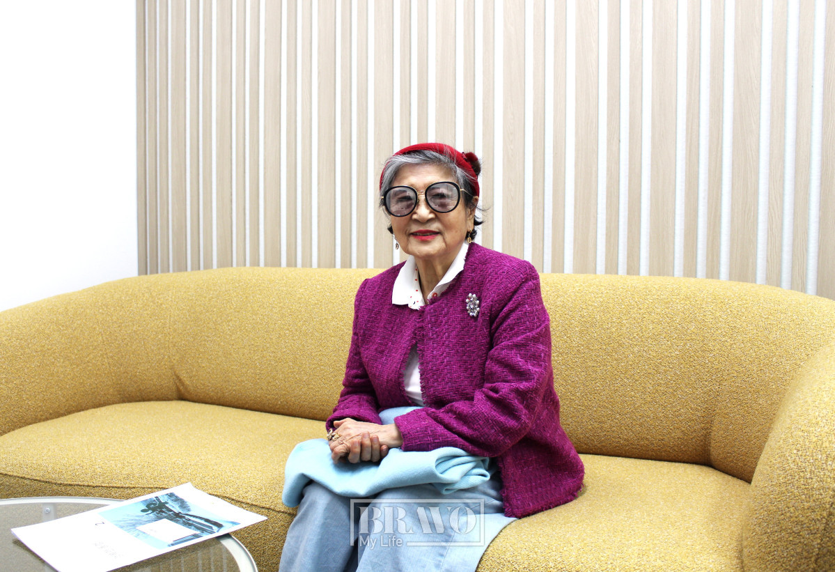 ▲삼성노블카운티 입주자인 박선영 씨가 삼성노블카운티에서 브라보마이라이프와 인터뷰를 진행하고 있다. (박지수 기자 jsp@)