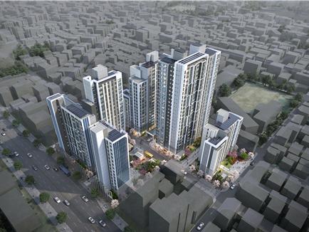 ▲광진구 중곡동 중곡아파트 공공재건축사업 조감도. (서울시)