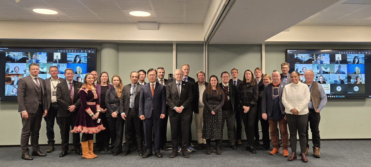 ▲북극이사회 옵서버 회의. (외교부)