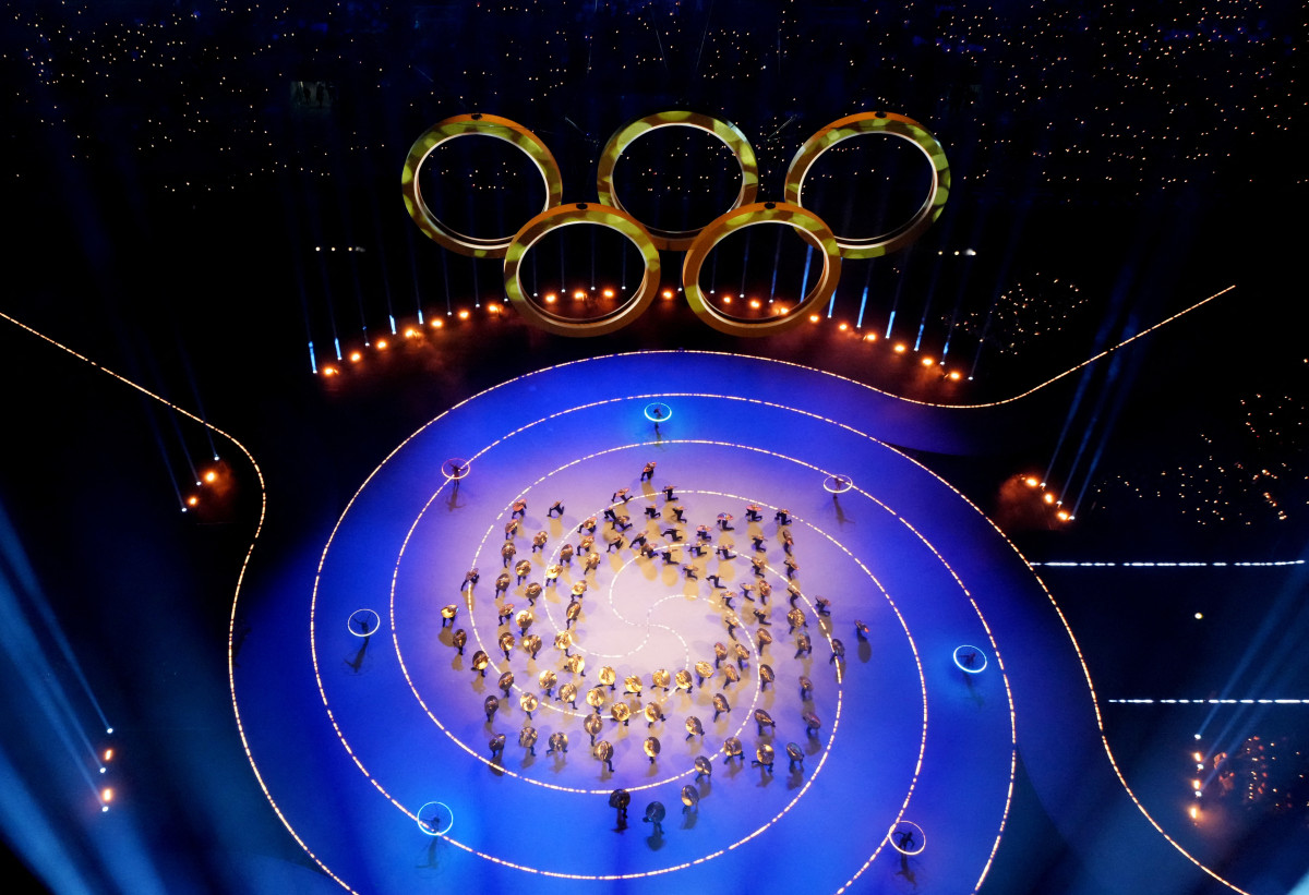 ▲이탈리아 밀라노의 산시로 올림픽 스타디움에서 2026 밀라노·코르티나담페초 올림픽 대회 개막식이 진행되고 있는 모습 (밀라노(이탈리아)/로이터연합뉴스)