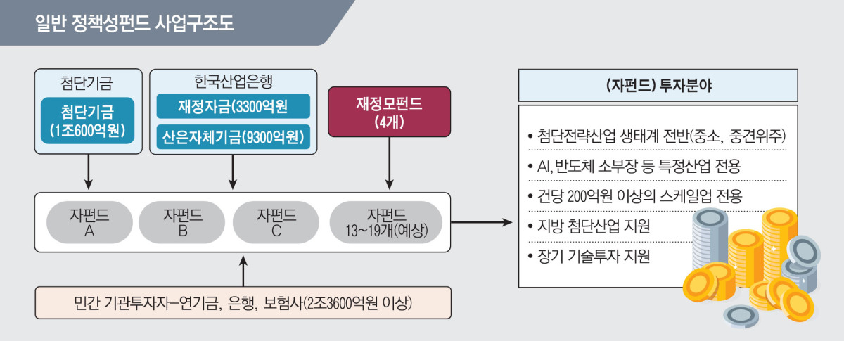 ▲일반 정책성펀드 사업구조도