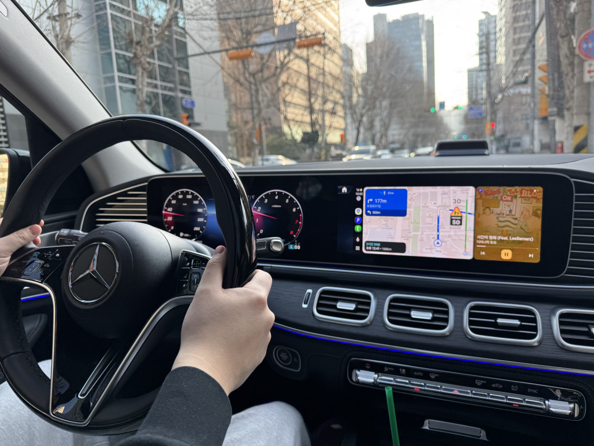 ▲메르세데스-벤츠 'GLE 450 4MATIC AMG 라인 나이트 에디션' 운전석 디스플레이 (박민웅 기자 pmw7001@)