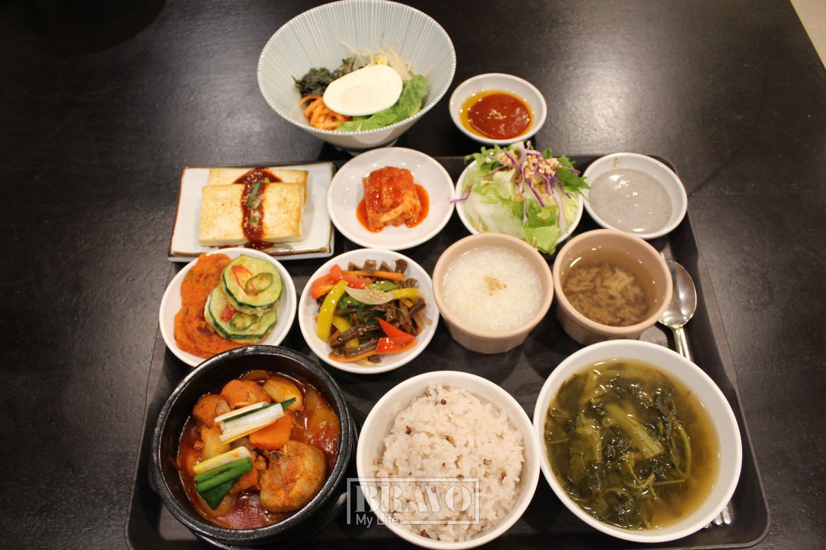 ▲전문 식음 브랜드 '고메드갤러리아(GOURMET de GALLERIA)'가 제공하는 점심 식사.(박지수 기자 jsp@)