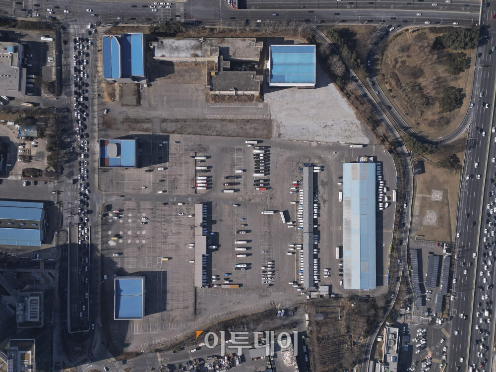 ▲8일 서울 서초구 양재화물터미널 복합개발지 일대 모습. 조현호 기자 hyunho@ (이투데이DB)
