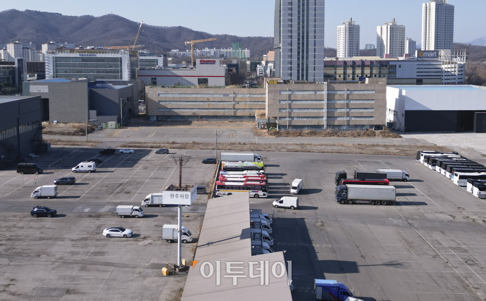 ▲8일 서울 서초구 양재화물터미널 복합개발지 일대 모습. 조현호 기자 hyunho@ (이투데이DB)