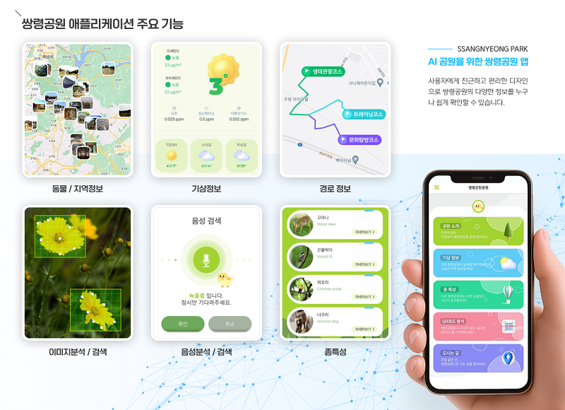 ▲쌍령공원 애플리케이션 이미지 (쌍령파크개발 제공)