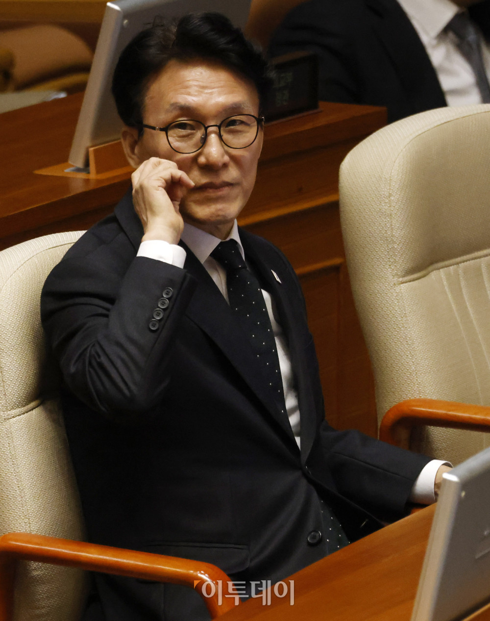 ▲김민석 국무총리가 10일 서울 여의도 국회 본회의에서 열린 경제분야 대정부 질문에 참석하고 있다. 고이란 기자 photoeran@
