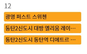 ▲12일 예정된 청약 관련 일정. (청약홈)