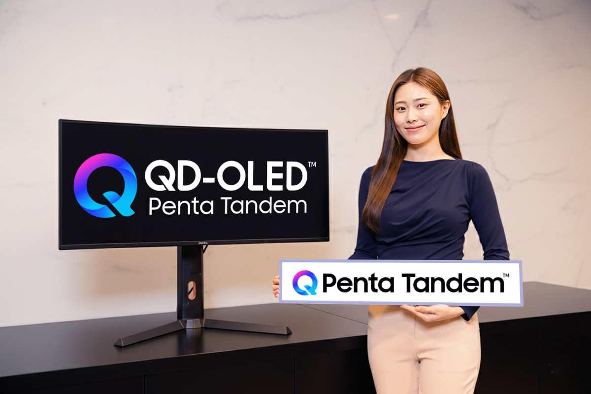 ▲삼성디스플레이 QD-OLED만의 독창적인 5중 적층 구조를 상표화한 프리미엄 기술 브랜드 'QD-OLED Penta Tandem™' (사진=삼성디스플레이)