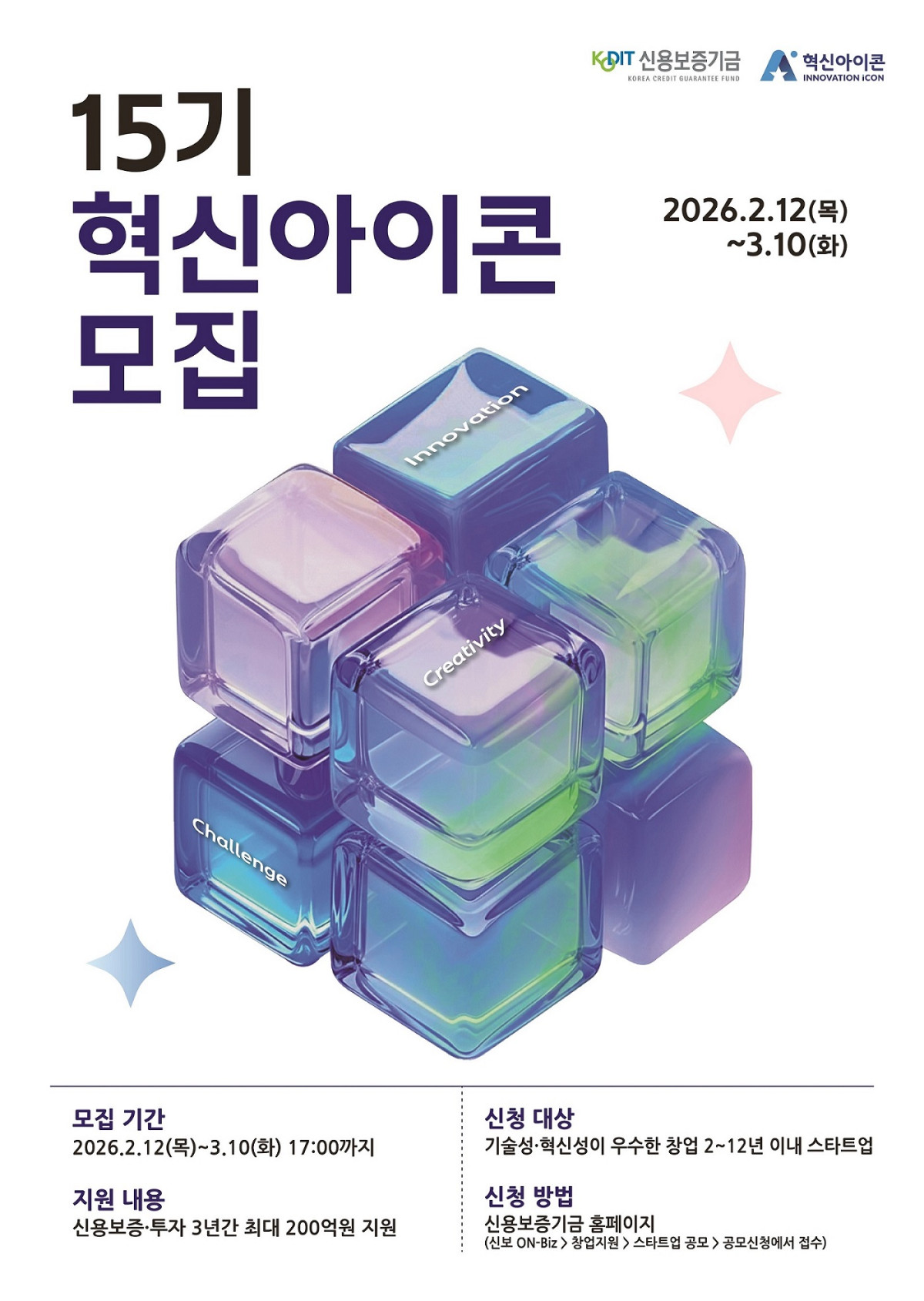 신보, ‘제15기 혁신아이콘’ 모집…3년간 최대 200억 지원