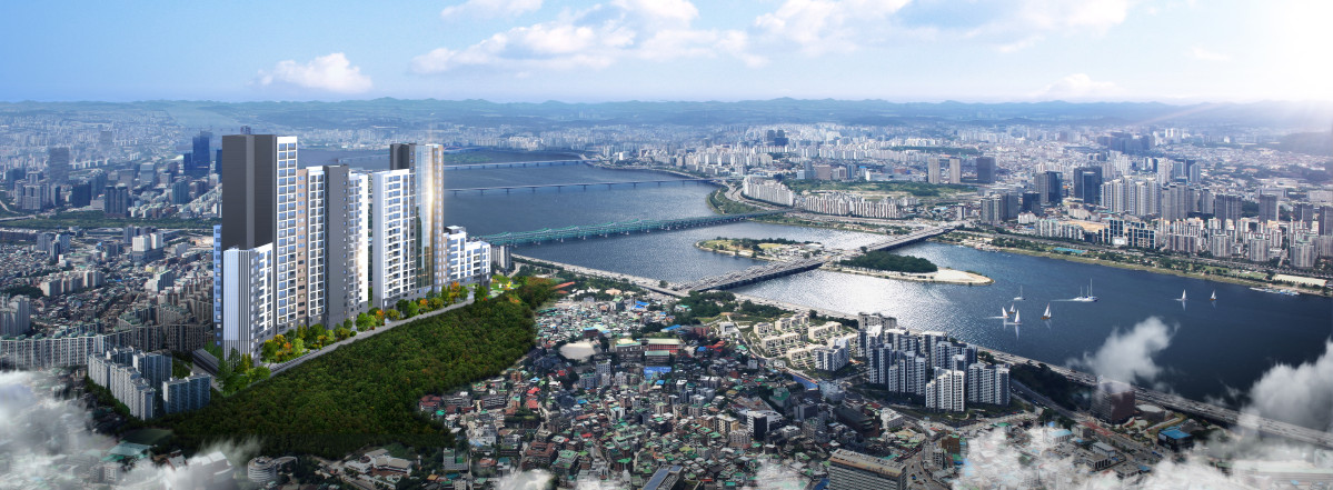 ▲극동강변 소규모 재건축 사업 조감도 (극동건설 제공)