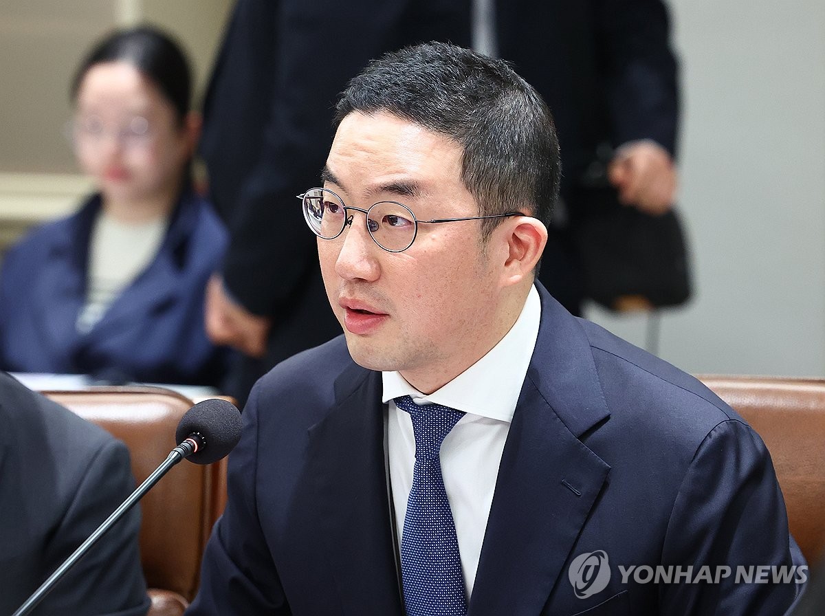 ▲구광모 LG그룹 회장이 지난해 11월 16일 용산 대통령실에서 열린 한미 관세협상 후속 민관 합동회의에서 발언하고 있다. (연합뉴스)