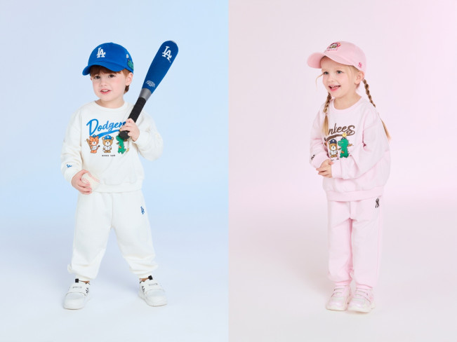 ▲MLB키즈 ‘메가베어 프렌즈’. (사진제공=F&F)