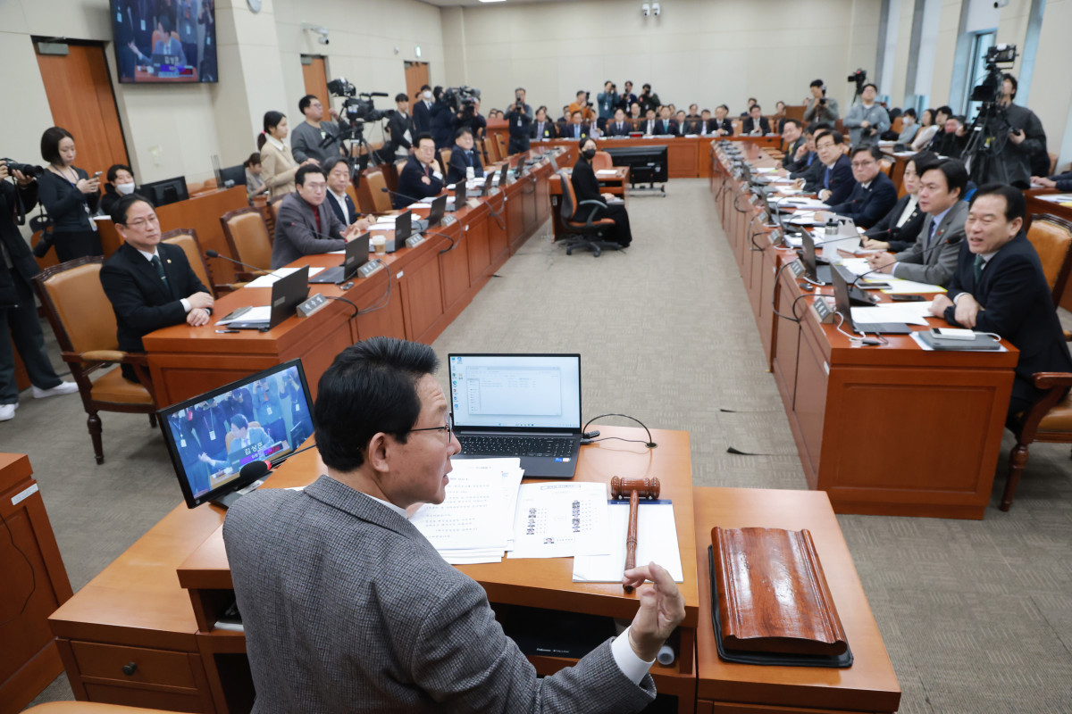 ▲비공개로 전환되는 대미투자특별법 심사특위 (연합뉴스)