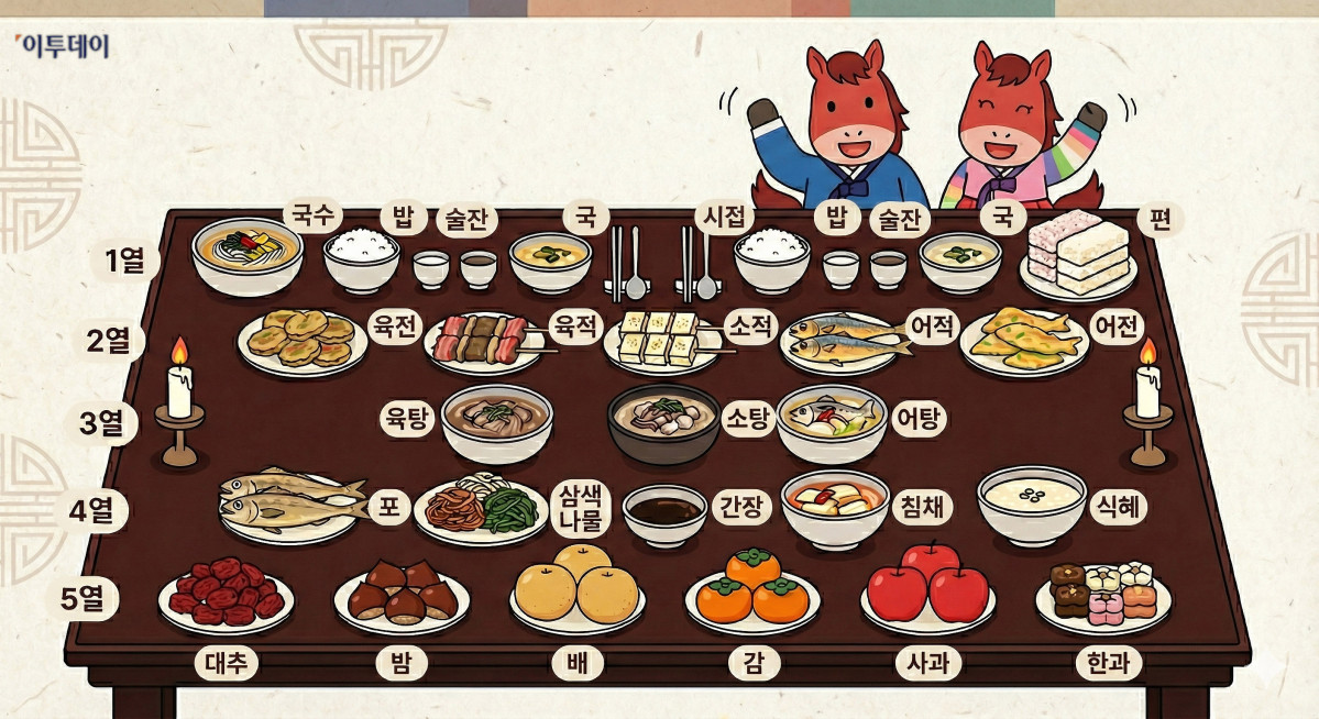 설 차례상 차리는 법 관련 이미지