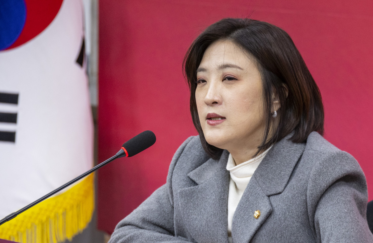 ▲국민의힘 최보윤 수석대변인이 지난달 29일 국회에서 열린 최고위원회의에서 결의한 한동훈 전 대표 제명 확정에 대해 발표하고 있다. 사진=연합뉴스