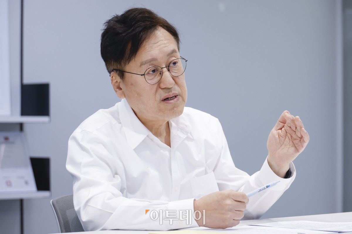▲김흥태 이뮨온시아 대표이사가 최근 서울 강서구 이뮨온시아에서 이투데이와 인터뷰를 하고 있다. 조현호 기자 hyunho@
