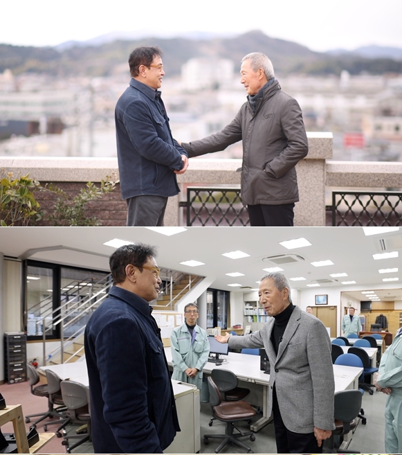 ▲'김영철이 간다' 권양백 회장(사진제공 : KBS, 세계한인총연합회)