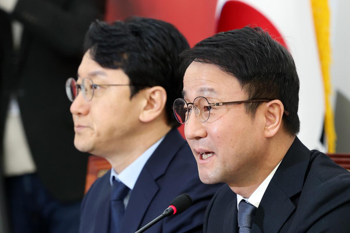 ▲더불어민주당 한병도 원내대표가 18일 국회에서 설 민심 및 향후 과제 관련 기자간담회를 갖고 있다. 사진=연합뉴스