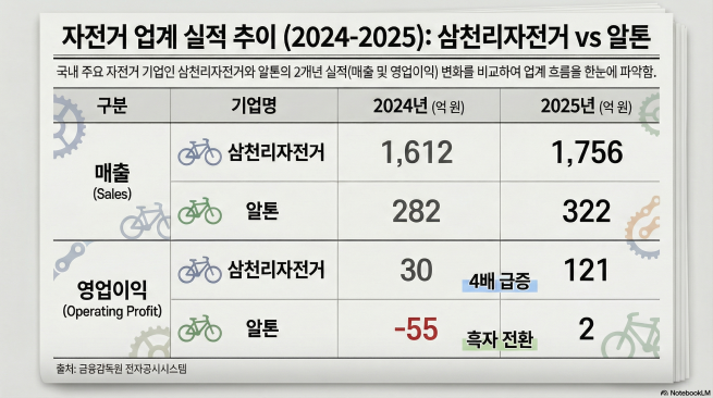 ‘실적 씽씽’ 삼천리·알톤…전기자전거 앞세워 수익성 개선