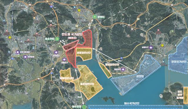 ▲전남 순천시가 확보한 RE100 반도체 국가산단 부지. (사진제공=순천시)