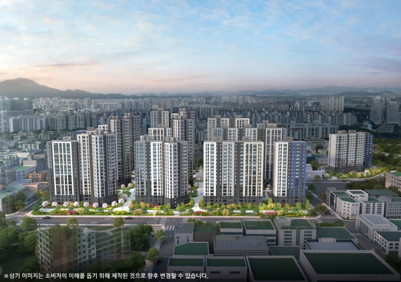 ▲‘두산위브&수자인 부평 더퍼스트' 투시도
