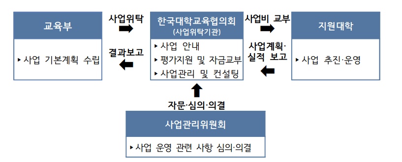 ▲대학 인공지능(AI) 기본교육과정 개발 지원 사업관리 및 성과관리사업관리 및 성과관리 (교육부)