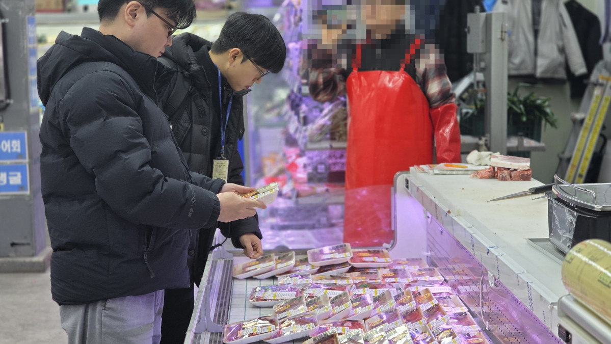 ▲설 대비 원산지단속 현장사진 (사진제공=농림축산식품부)