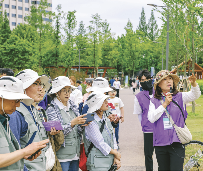 ▲정원도슨트 사진 (서울시 제공)
