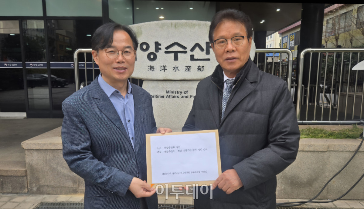 ▲추연길 해양수산부 강서 이전 추진위원회 위원장이 해양수산부를 방문하고 있다 (사진제공=추진위)