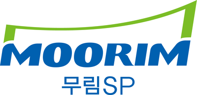 ▲펄프 기반 친환경 소재 사업 확대를 밝힌 23일, 무림SP의 로고가 녹색과 파란색 곡선으로 디자인된 사무환경에서 확인되고 있다.