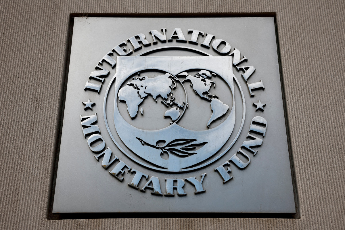 ▲미국 워싱턴 D.C.에 있는 국제통화기금(IMF) 본부의 IMF 로고. (로이터연합뉴스)