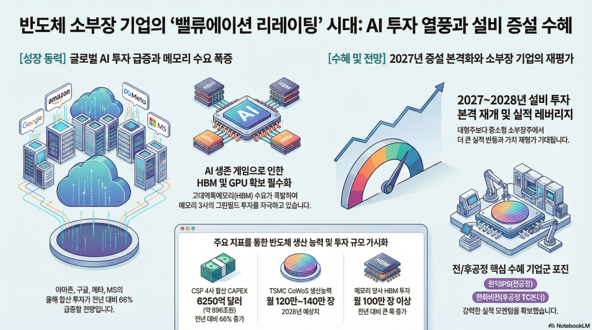 삼성전자·SK하이닉스 반도체 증설...반도체 소부장 '밸류에이션 리레이... - 뉴스 썸네일 이미지