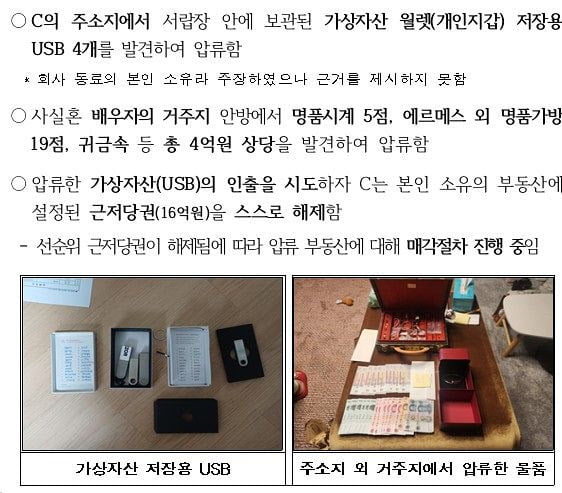 ▲가상자산의 마스터키가 노출됐다는 주장이 제기된 26일자 국세청 보도자료 일부. (자료제공=국세청)