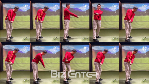 ▲조진형의 마스터 골프 스윙(비즈엔터DB)